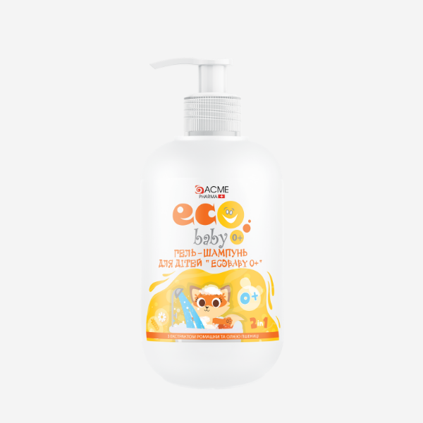 Gel shampoo ECOBABY 0+, 500 ml