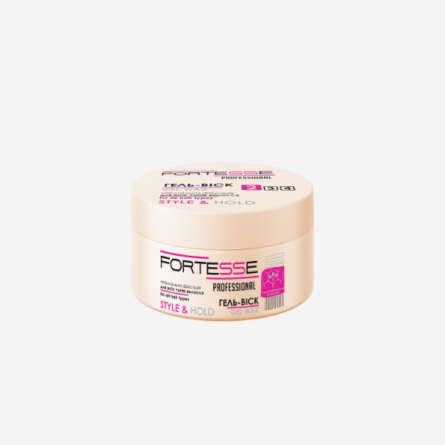 Гель-віск для волосся нормальна фіксація,“Fortesse Professional” STYLE&HOLD, 75 ml