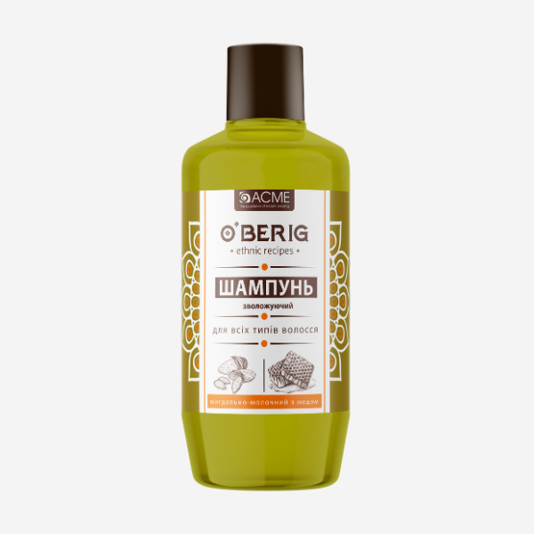 Almond-milk shampoo O'BERIG, 500 ml