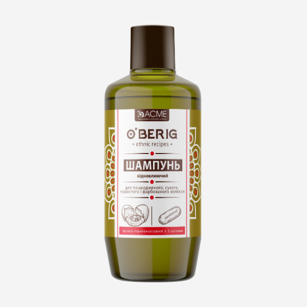 Egg-panthenol shampoo O’BERIG, 500 мл