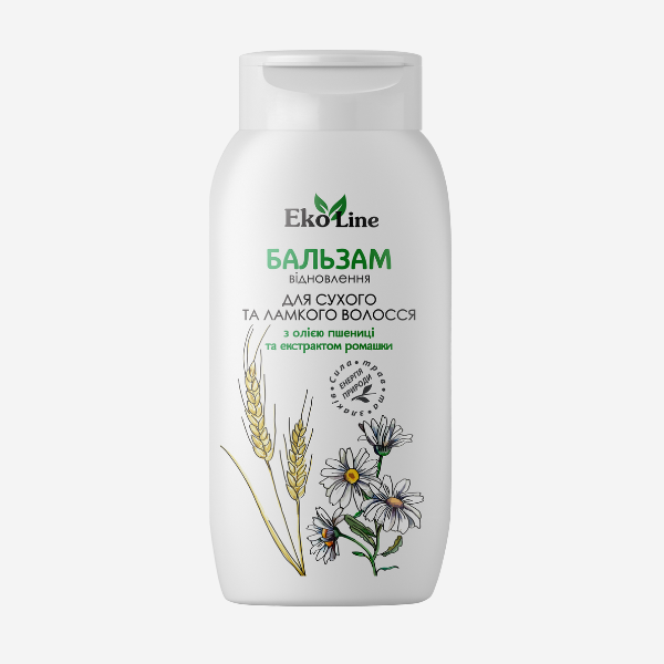 Balsam for dry and fragile hair 'EkoLine', 400 ml