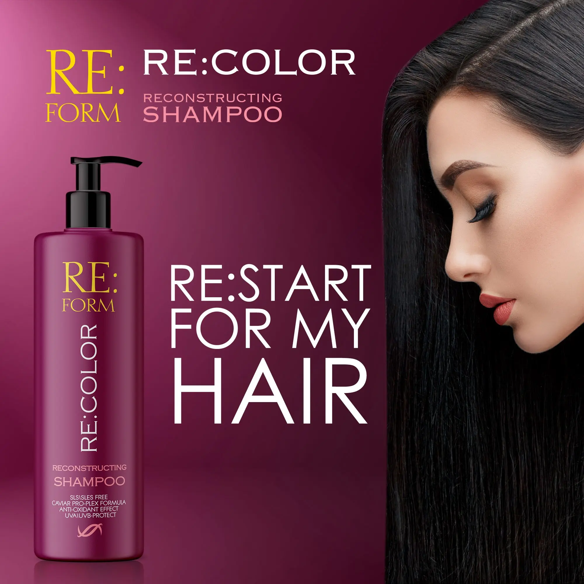 Reconstructing shampoo RE:COLOR RE:FORM, 400 ml Фото №12