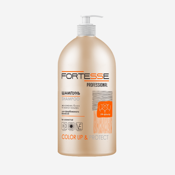 Shampoo COLOR UP&PROTECT 'Fortesse Professional', 1000 ml Фото №6