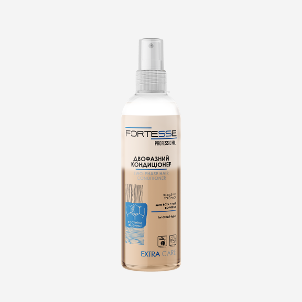 Two-phase conditioner-spray FORTESSE EXTRA CARE, 250 ml