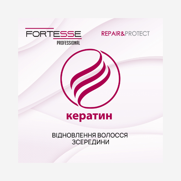 Експрес відновлюючий двофазний спрей-кондиціонер «Fortesse Professional» Repair&Protect, 250 ml Фото №8