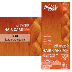 'ACME COLOR 'HAIR CARE TON OIL MASK ('РЯБИНА') - тонуюча маска для волосся