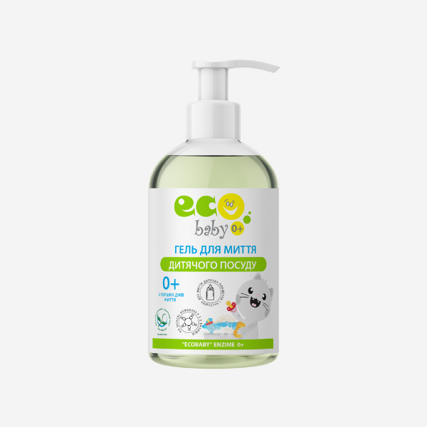 Dishwashing gel ECOBABY ENZIME 0+, 350 ml