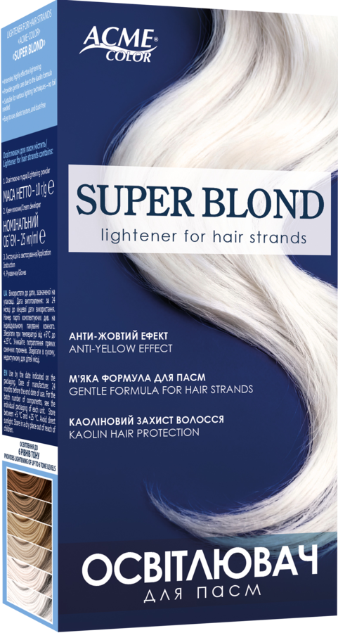 Освітлювач для пасм Acme-Color “SUPER BLOND”