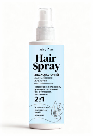 Зволожуючий спрей ACME “EkoLine” 2в1 для глибокого живлення волосся