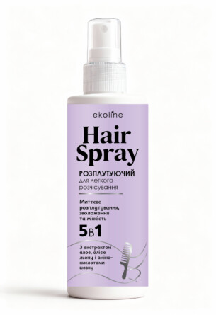 Розплутуючий спрей ACME “EkoLine” 5в1 для легкого розчісування волосся
