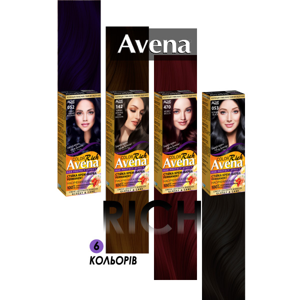 Avena Rich – стійка крем-фарба для волосся