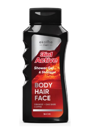 Гель-шампунь 3в1 ACME «EkoLine» MEN Active, 400 мл