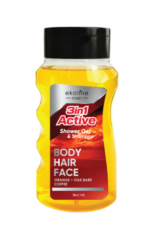 Гель-шампунь 3в1 ACME «EkoLine» MEN Active, 280 мл