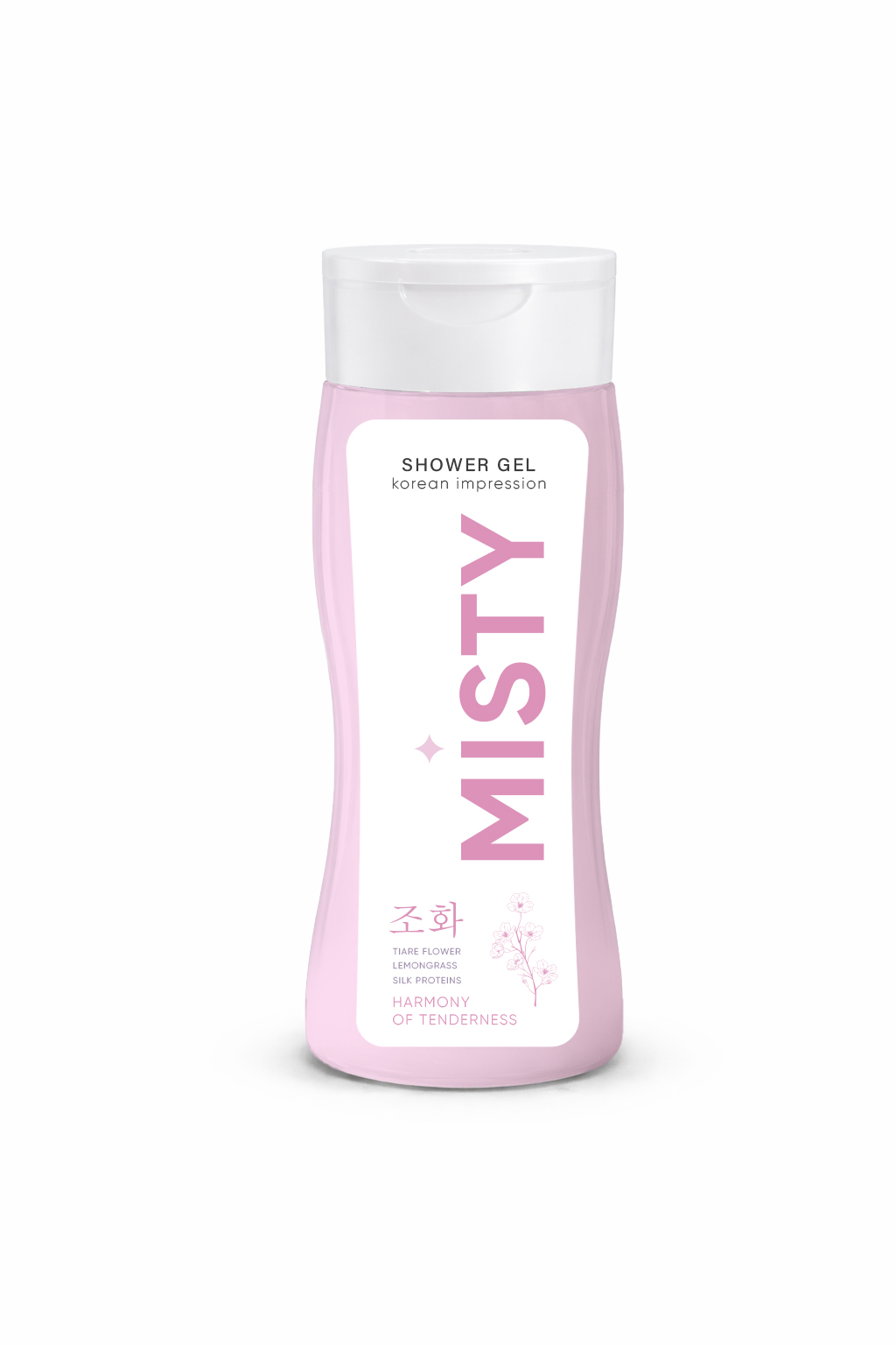 Гель для душу 'MISTY' Гармонія ніжності, для сухої та чутливої шкіри