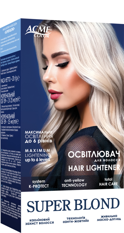 ACME COLOR “SUPER BLOND” - освітлювач для волосся